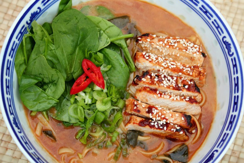 Spicy Peanut Pork Ramen