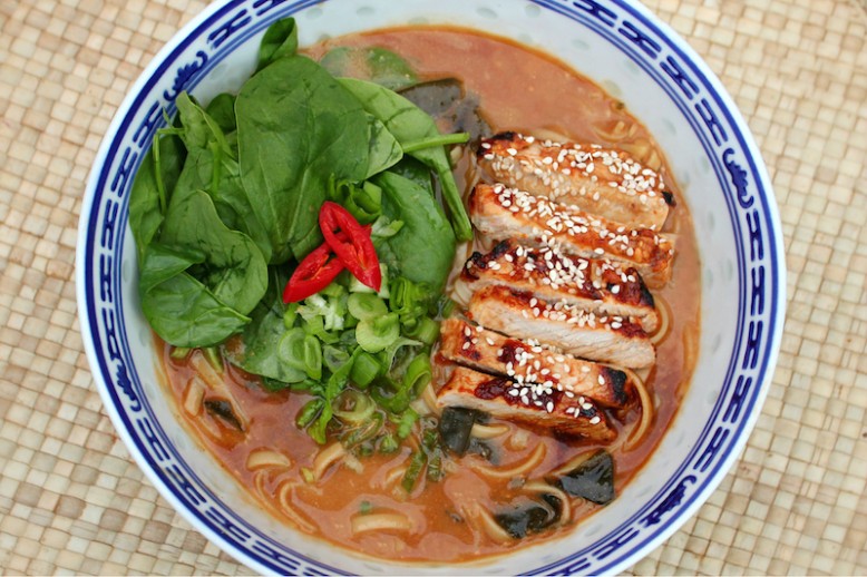 Spicy Peanut Pork Ramen