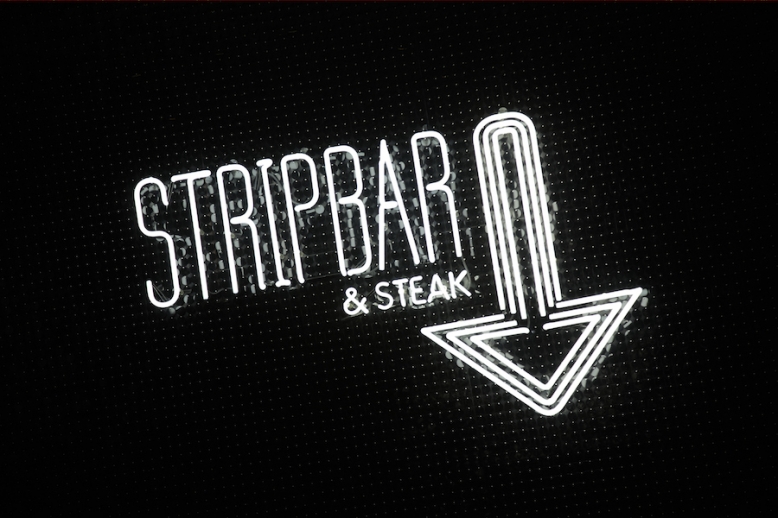 Strip Bar London Neon Name Tag