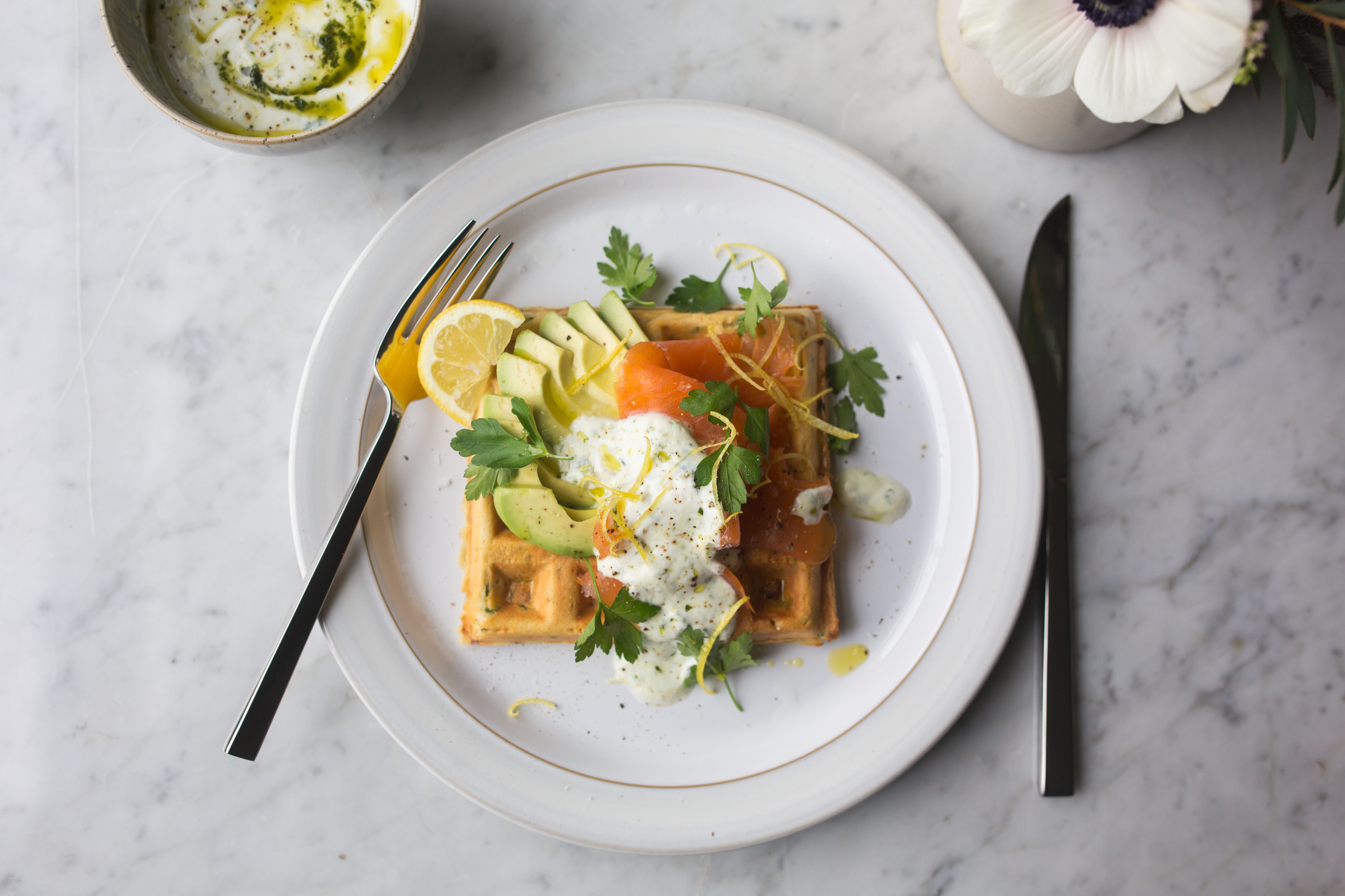 Anna Barnett Denby - Salmon Waffle 