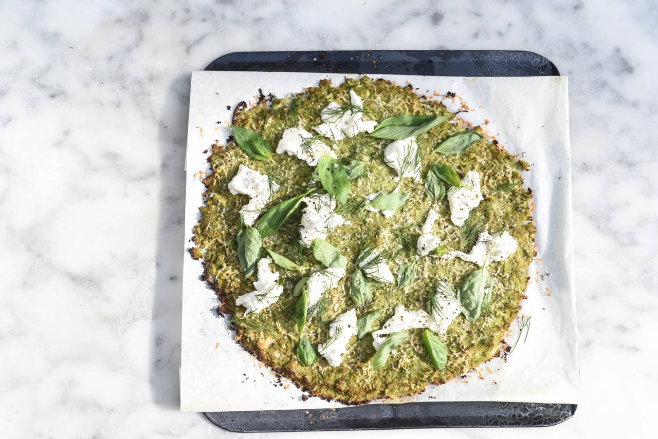 Broccoli pizza 6