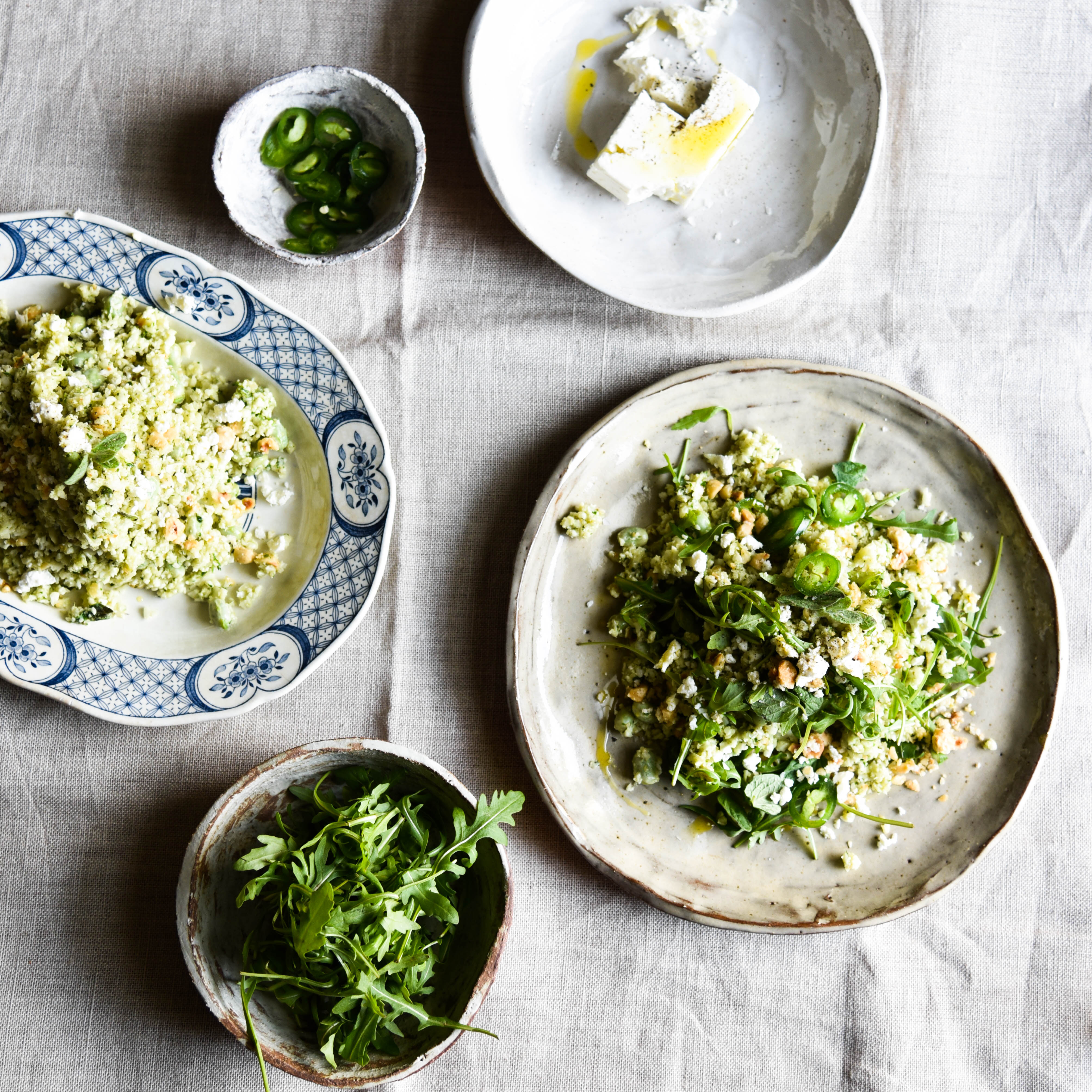 Anna Barnett Cauliflower rice recipe