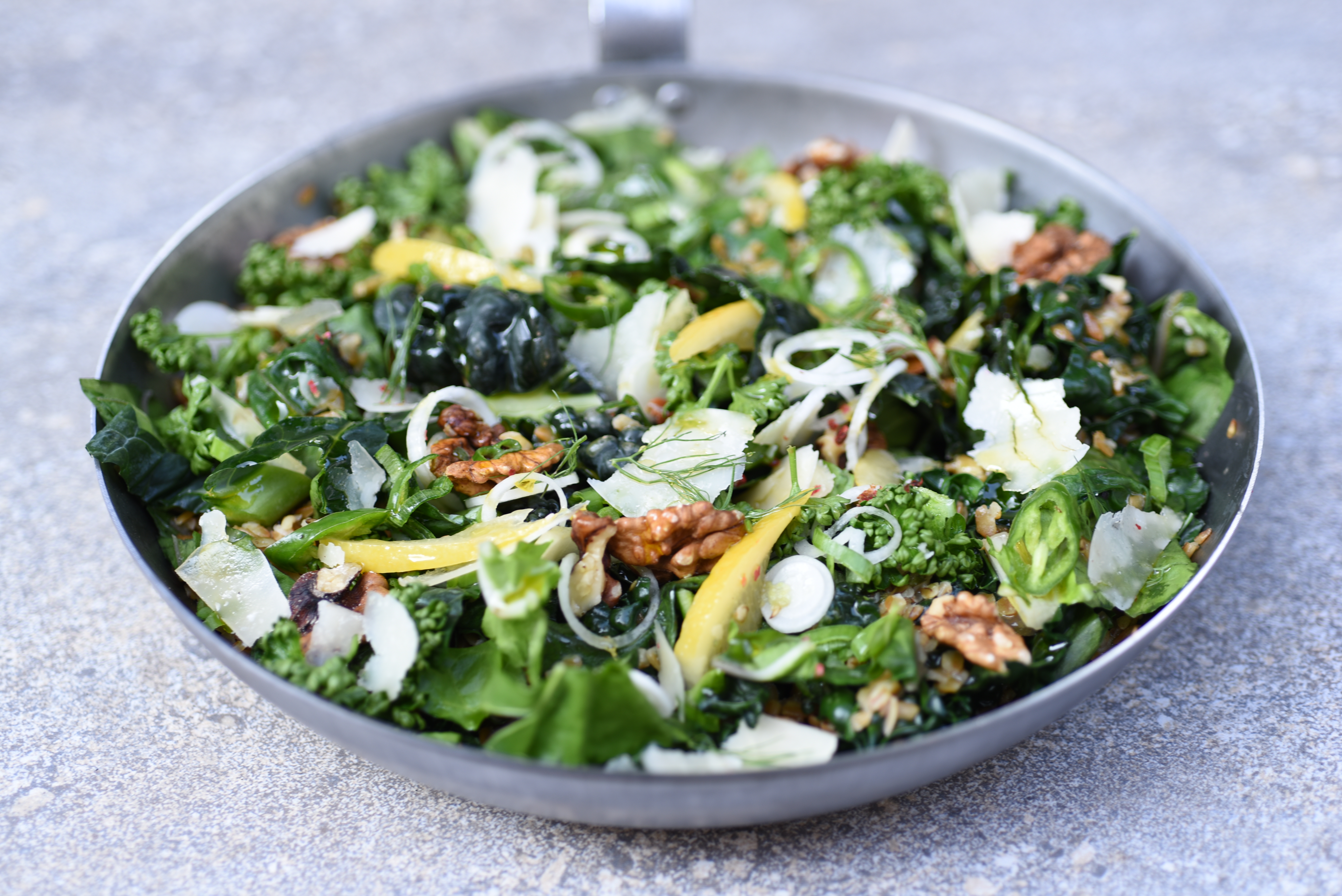 Greens with Buckwheat