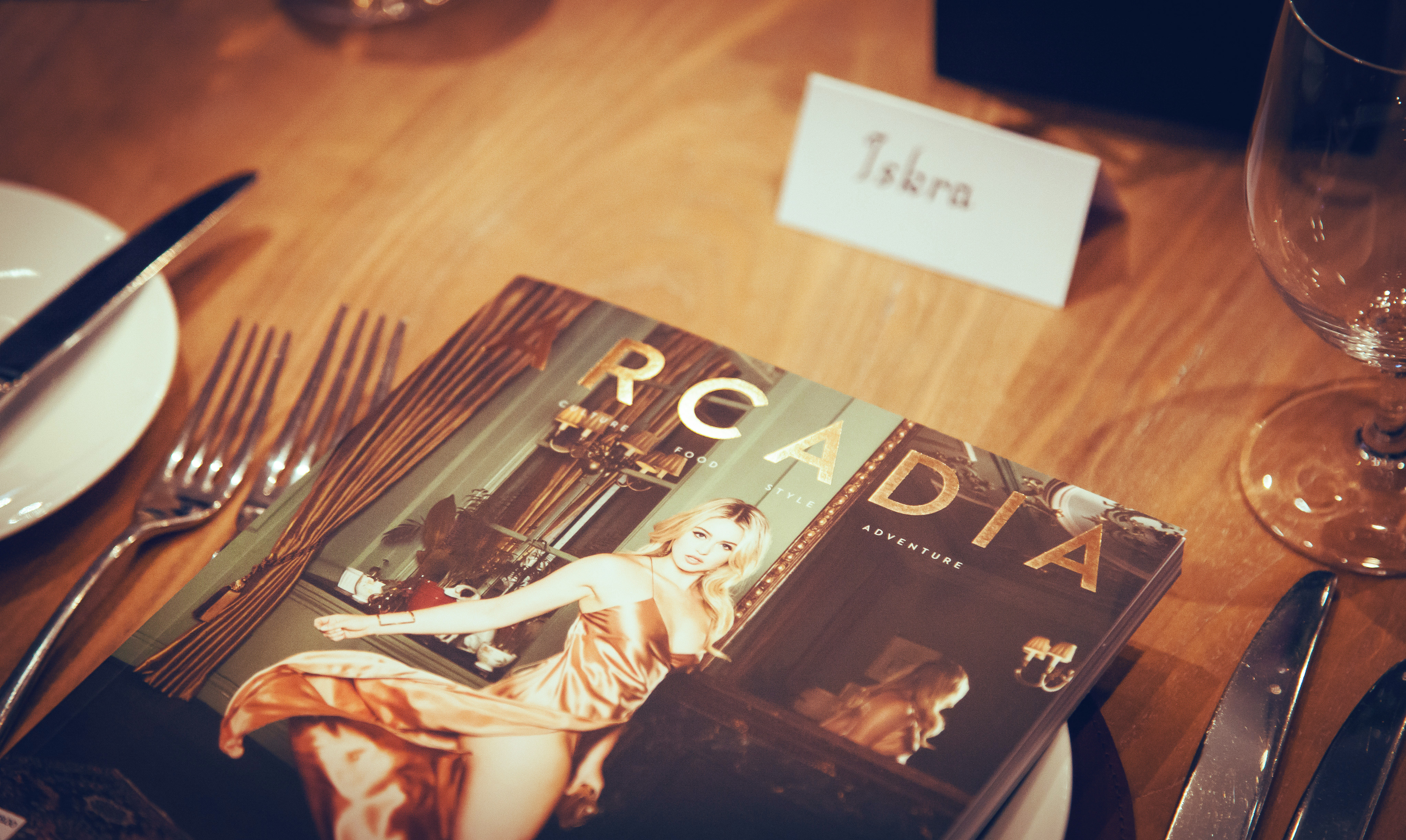 Arcadia Magazine Launch Dinner with Iskra Lawrence