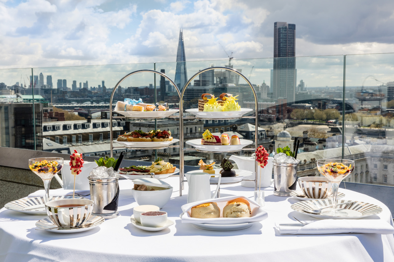 The Skyline Afternoon Tea, Radio Rooftop Bar, ME London